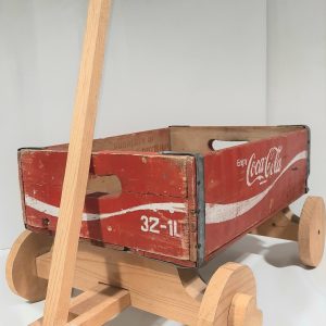 Coca Cola Wooden Crate Wagon