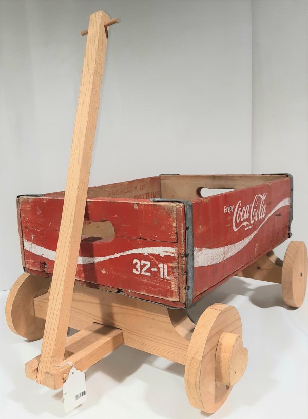 Coca Cola Wooden Crate Wagon