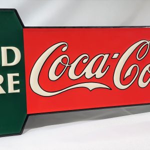 Coca-Cola Metal Arrow Sign