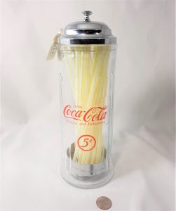 Coca-Cola Straw dispenser