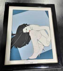 Vintage Patrick Nagel "Woman in Boots"