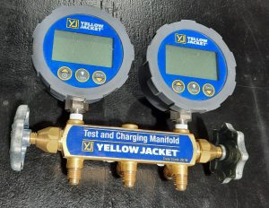 Yellow Jacket Ac Gauges Digital Test and Charge Manifold