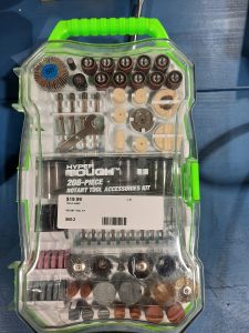 208 Piece Rotary Tool accessory Kit